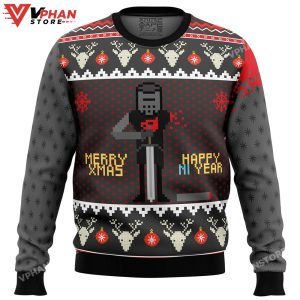 Merry Xmas and Happy Ni Year Monty Python Ugly Christmas Sweater 1