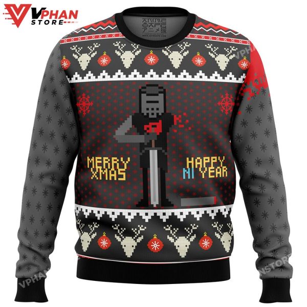 Merry Xmas and Happy Ni Year Monty Python Ugly Christmas Sweater