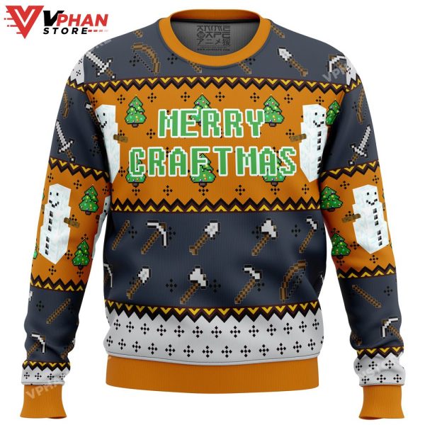 Minecraft Minecraftmas Christmas Sweater