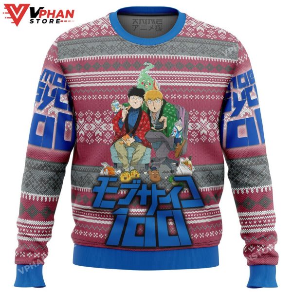 Mob Psycho 100 Alt Ugly Christmas Sweater