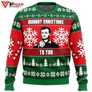 Murray Christmas Bill Murray Ugly Christmas Sweater 1