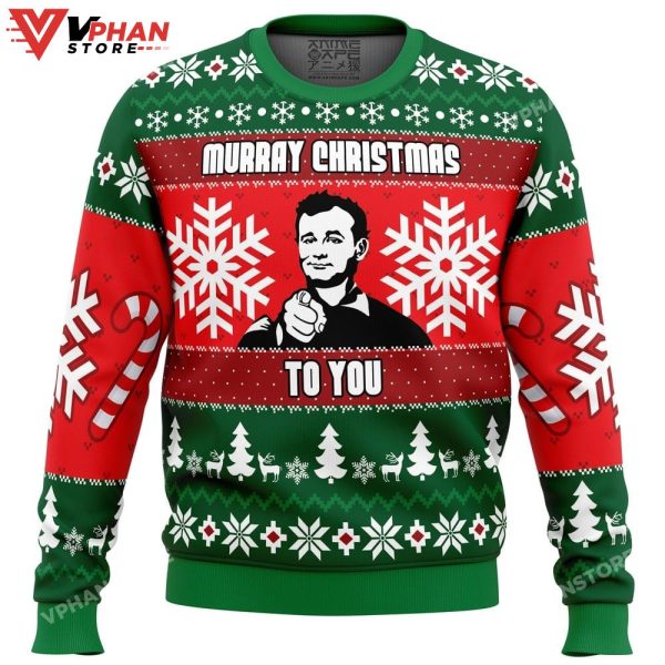 Murray Christmas Bill Murray Ugly Christmas Sweater