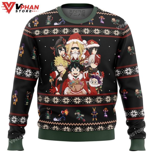 My Hero Academia Boku No Holiday Ugly Christmas Sweater