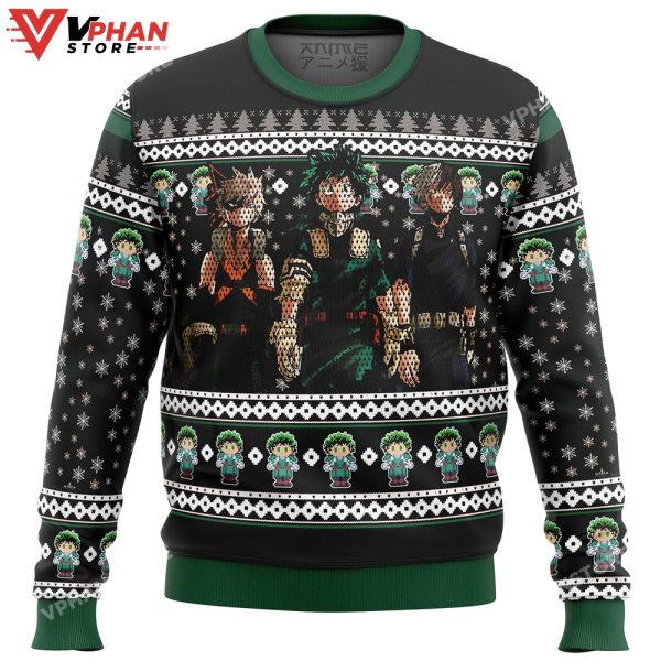 My Hero Academia Top 3 Ugly Christmas Sweater