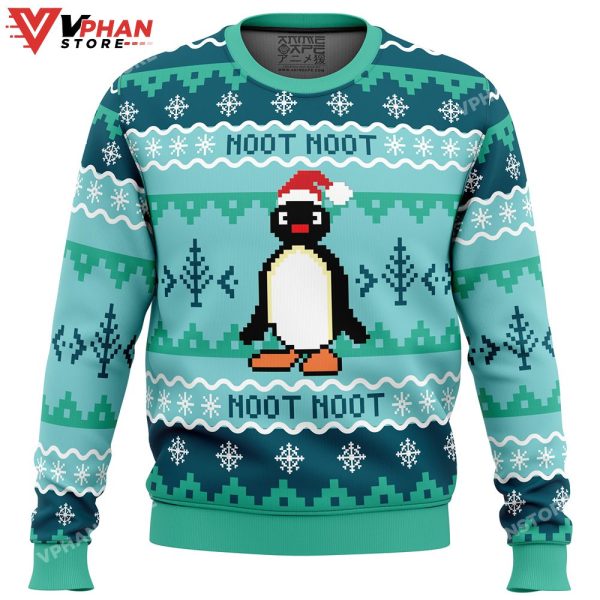 NOOT NOOT Pingu Ugly Christmas Sweater