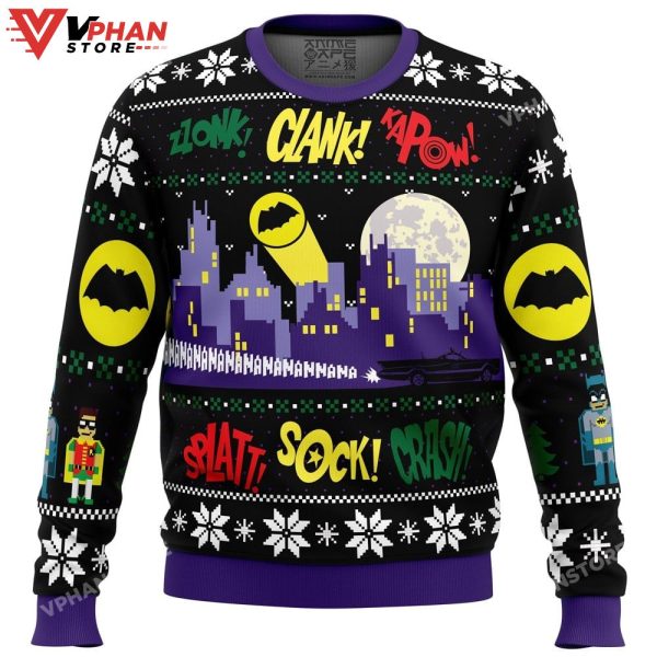 Nananana Christmas Batman DC Comics Ugly Christmas Sweater