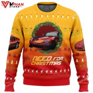 Need For Christmas Need For Speed Ugly Christmas Sweater 1