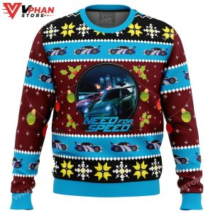 Need For Speed Ugly Christmas Sweater 1