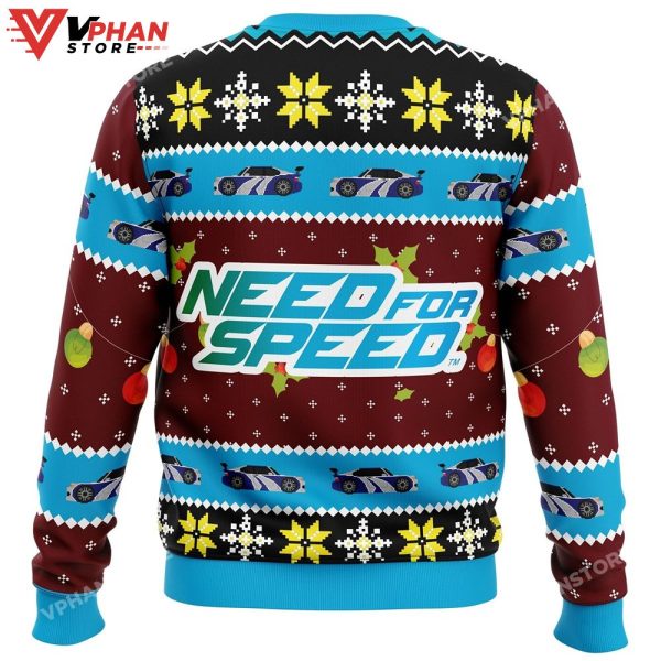 Need For Speed Ugly Christmas Sweater