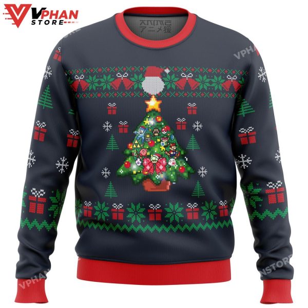 Nintendo Tree Ugly Christmas Sweater