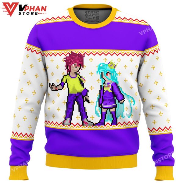 No Game No Life Sprites Ugly Christmas Sweater