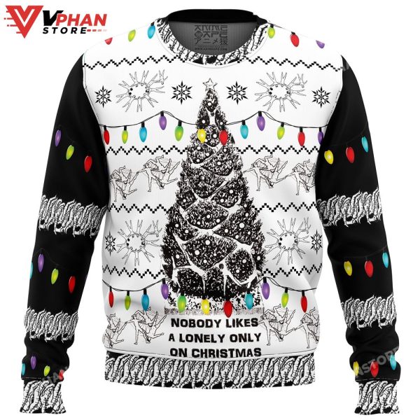 Nobody Likes A Lonely Only Army Of One Junji Ito Ugly Christmas Sweater