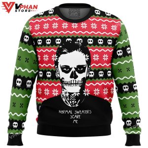 Normal Sweaters Scare Me American Horror Story Ugly Christmas Sweater 1