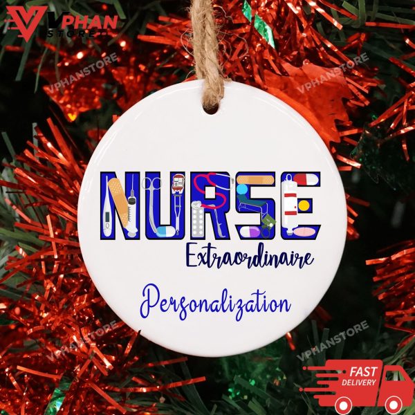 Nurse Christmas Ornament