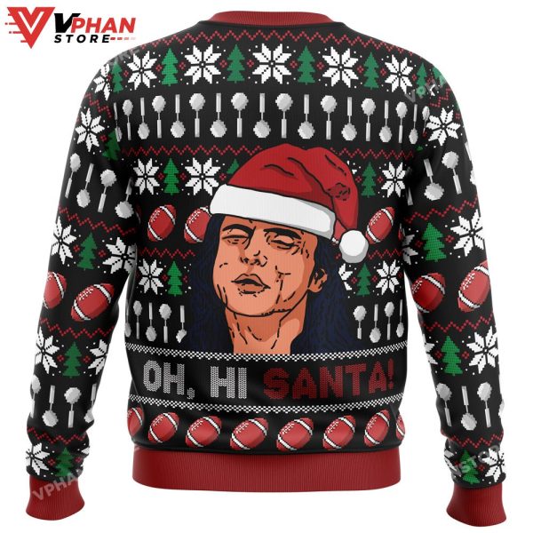 Oh, Hi Santa The Room Ugly Christmas Sweater