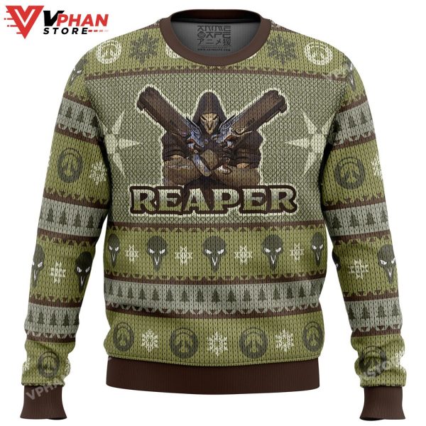 Overwatch The Reaper Ugly Christmas Sweater