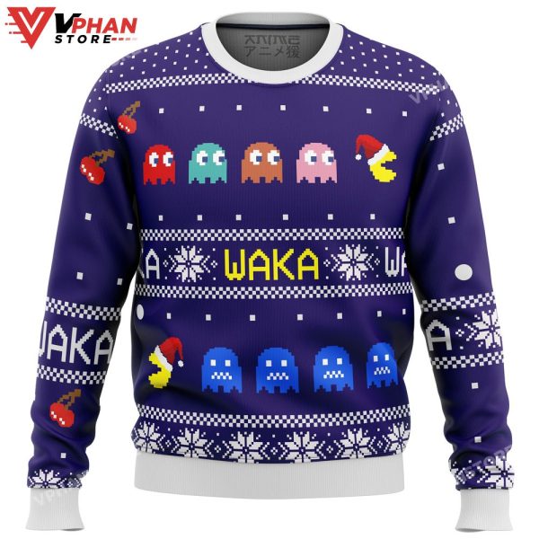 PACMAN Waka Waka Ugly Christmas Sweater