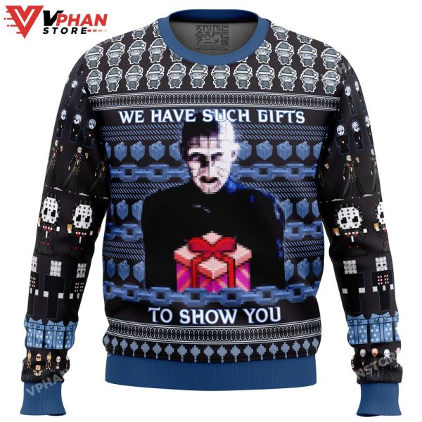 Pinhead Hellraiser Ugly Christmas Sweater