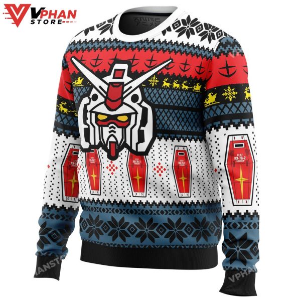 RX 78 Gundam Ugly Christmas Sweater