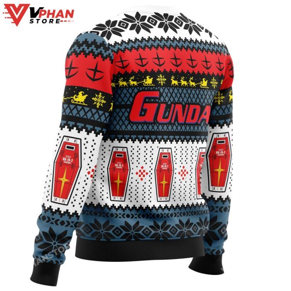 RX 78 Gundam Ugly Christmas Sweater