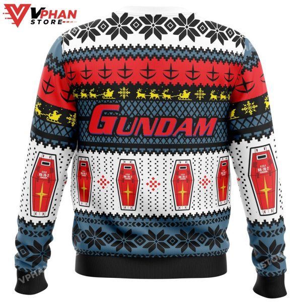 RX 78 Gundam Ugly Christmas Sweater