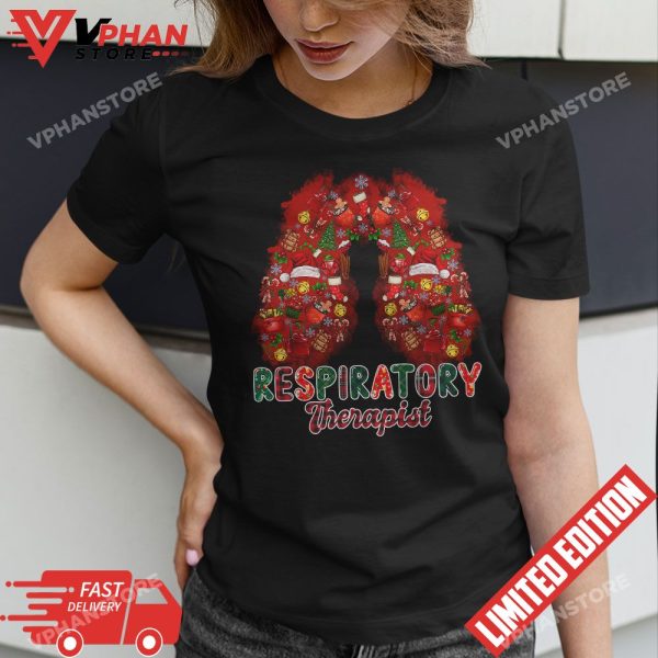 Respiratory Therapist Funny Future Nurse Christmas T-Shirt