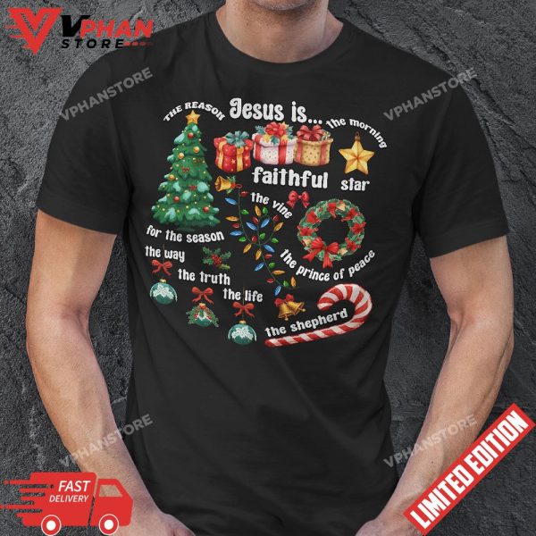 Retro Religious Christmas Jesus Is The Reason Christan Xmas Gift