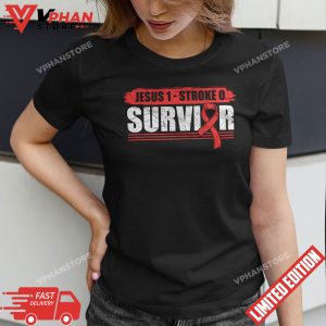 Retro Tougher Than A Stroke Shirt Stroke Survivor Jesus God T Shirt 1