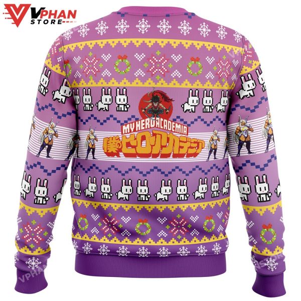 Rumi Usagiyama Mirko My Hero Academia Ugly Christmas Sweater