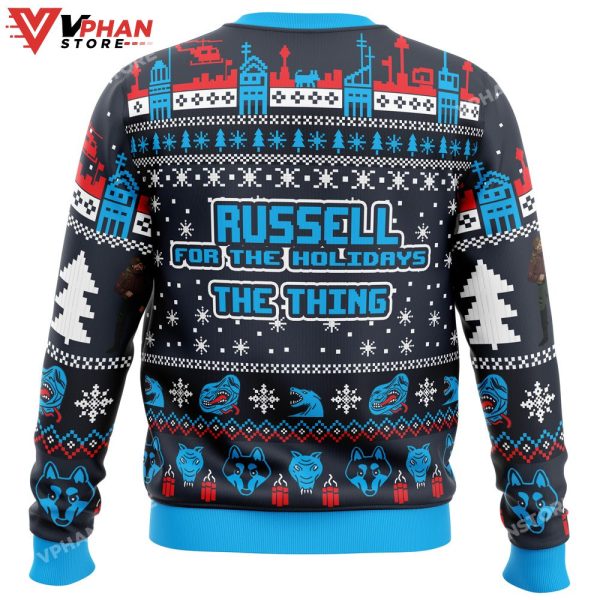 Russell For The Holidays The Thing Ugly Christmas Sweater