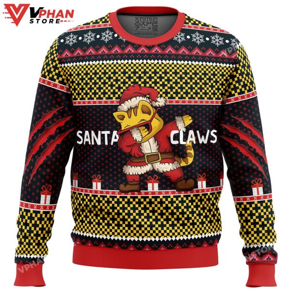 Santa Claws Ugly Christmas Sweater