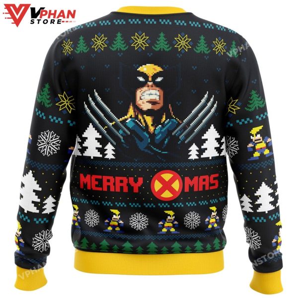 Santa Claws Wolverine Marvel Ugly Christmas Sweater