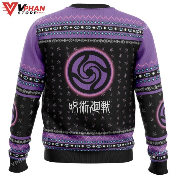 Satoru Gojo Jujutsu Kaisen Ugly Christmas Sweater