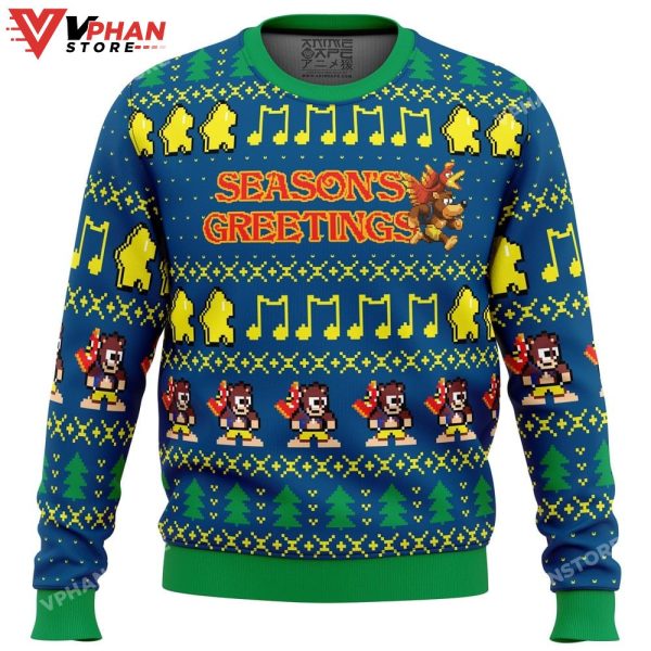 Season’s Greetings Banjo-Kazooie Ugly Christmas Sweater