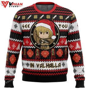 See You in Valhalla Vinland Saga Christmas Sweater 1