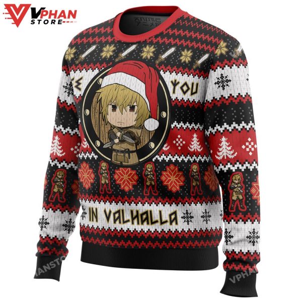 See You In Valhalla Vinland Saga Christmas Sweater