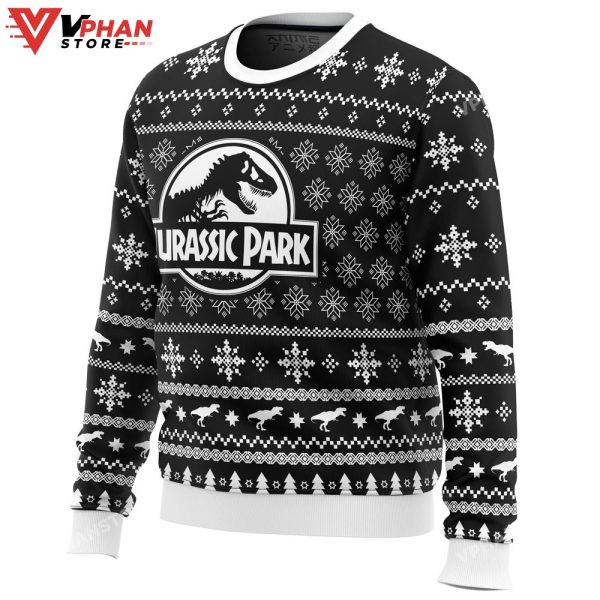 Skeleton Christmas Jurassic Park Ugly Christmas Sweater