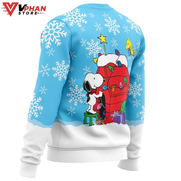 Snowy Christmas Snoopy Ugly Christmas Sweater