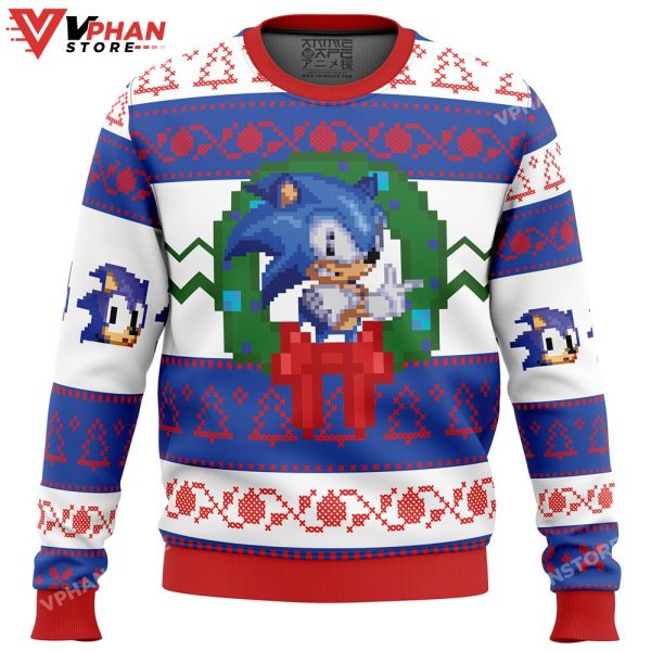 Sonic The Hedgehog Ugly Christmas Sweater