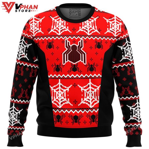 Spiderman Uniform Ugly Christmas Sweater