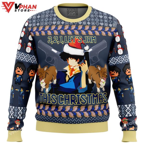 Spike Spiegel Cowboy Bebop Ugly Sweater