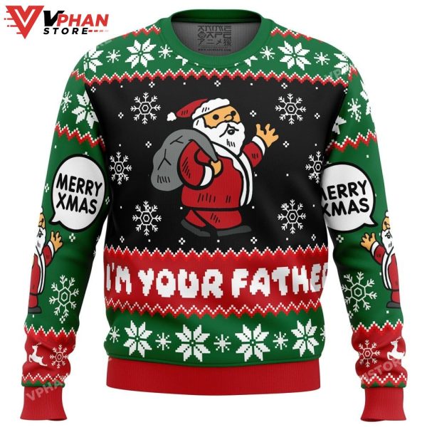 Spoiler Christmas Santa Claus Ugly Sweater