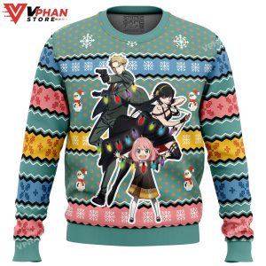 Spy Xmas Family Spy x Family Ugly Christmas Sweater 1