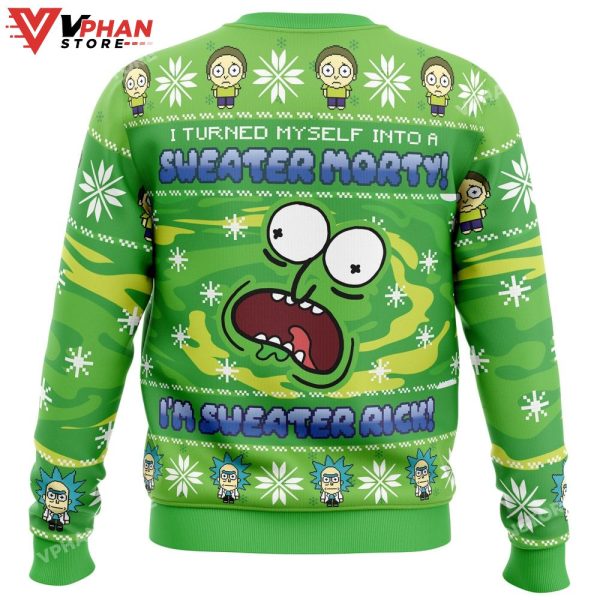 Sweater Rick Rick And Morty Ugly Christmas Sweater