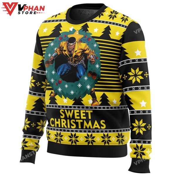 Sweet Christmas Luke Cage Ugly Sweater