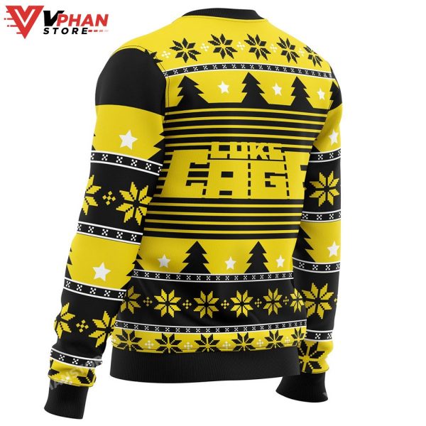 Sweet Christmas Luke Cage Ugly Sweater