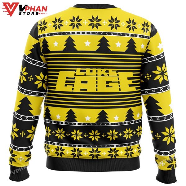 Sweet Christmas Luke Cage Ugly Sweater