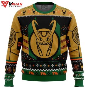 The Christmas Variant Loki Ugly Christmas Sweater 1