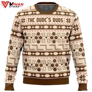 The Dude's Duds The Big Lebowski Ugly Christmas Sweater 1