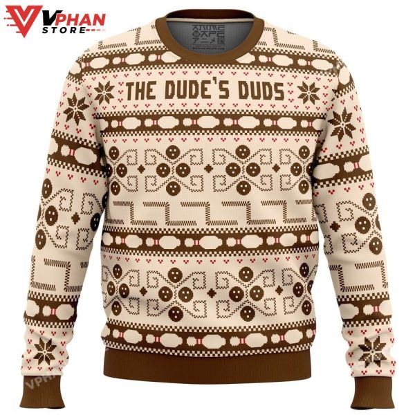 The Dude’s Duds The Big Lebowski Ugly Christmas Sweater